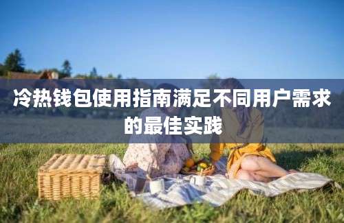 冷热钱包使用指南满足不同用户需求的最佳实践