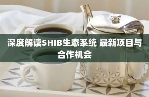 深度解读SHIB生态系统 最新项目与合作机会