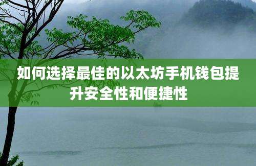 如何选择最佳的以太坊手机钱包提升安全性和便捷性