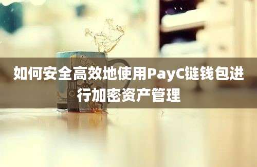 如何安全高效地使用PayC链钱包进行加密资产管理