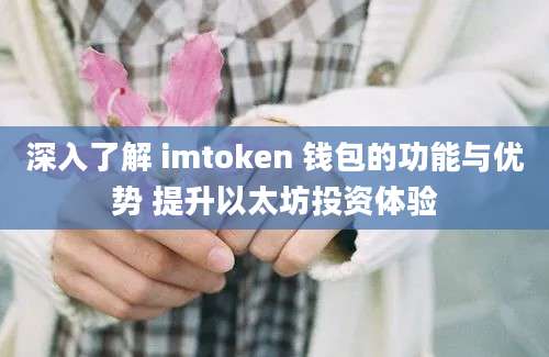 深入了解 imtoken 钱包的功能与优势 提升以太坊投资体验