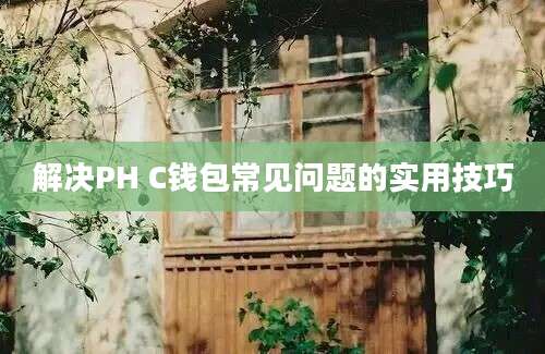 解决PH C钱包常见问题的实用技巧