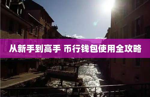 从新手到高手 币行钱包使用全攻略