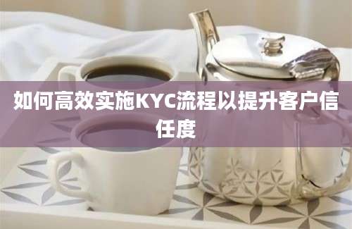 如何高效实施KYC流程以提升客户信任度