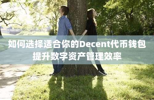 如何选择适合你的Decent代币钱包提升数字资产管理效率