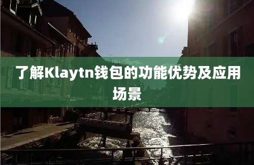 了解Klaytn钱包的功能优势及应用场景