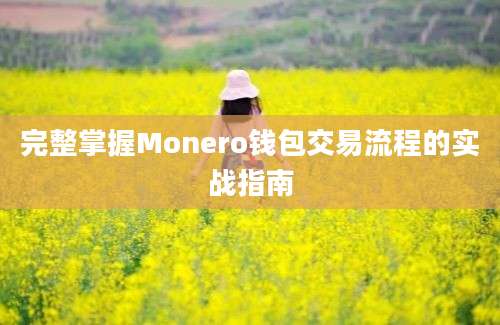 完整掌握Monero钱包交易流程的实战指南