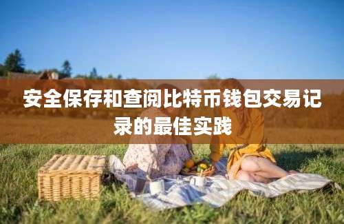 安全保存和查阅比特币钱包交易记录的最佳实践