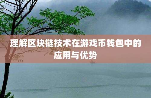 理解区块链技术在游戏币钱包中的应用与优势