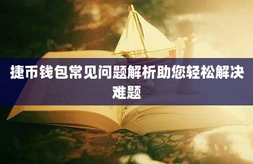 捷币钱包常见问题解析助您轻松解决难题