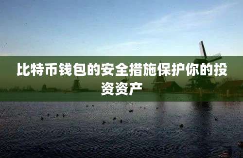 比特币钱包的安全措施保护你的投资资产