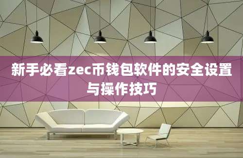 新手必看zec币钱包软件的安全设置与操作技巧