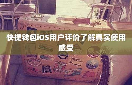 快捷钱包iOS用户评价了解真实使用感受